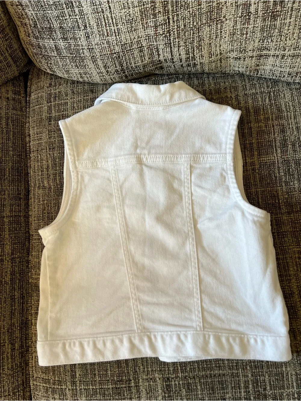 Gymboree White Jeans Vest